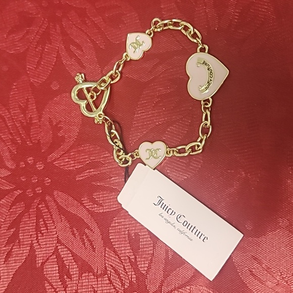 💖 Elegant Juicy Couture Gold-Toned Bracelet - 7 Inches 💖 - Picture 3 of 6